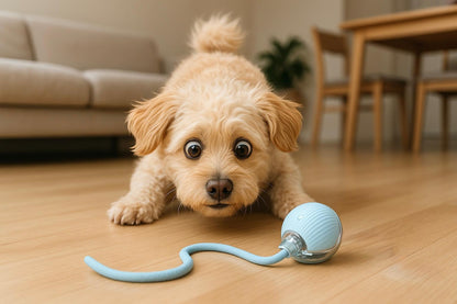 WoofyBall – Pelota Inteligente con Movimiento Automático para Mascotas